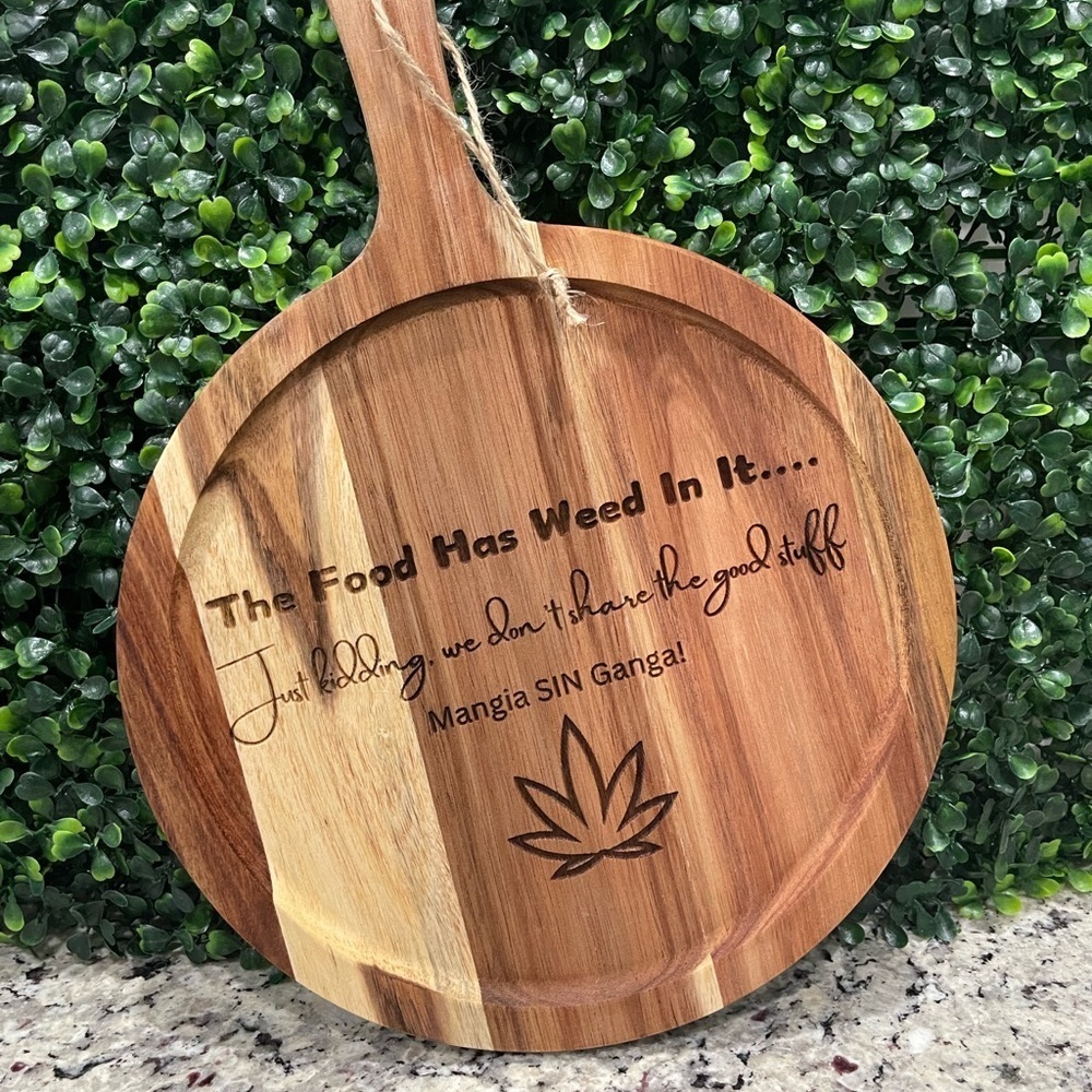 Wooden Serving Board with Handle